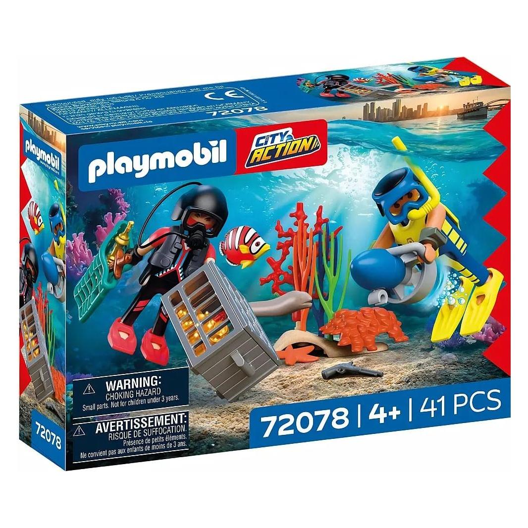 Playmobil 72078 Polizeitaucher mit Schatz (72078)