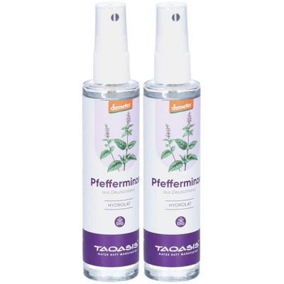 Pfefferminze Öl Hydrolat demeter Deutschland 2x 2x50 ml