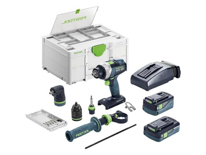 Festool Taladro atornillador a batería TDC 18/4 5,0/4,0 I-Set