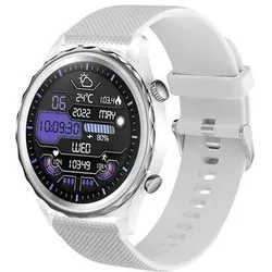 Carneo Queen Hr+ Smartwatch Silber (44 mm, ohne SIM), Smartwatch