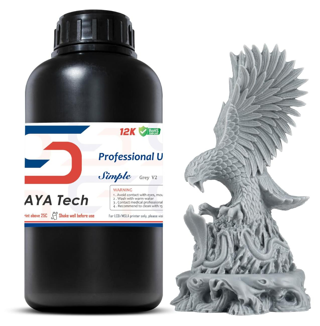 Dripio 3D-printerhars V2 wateroplosbaar grijs 1 kg