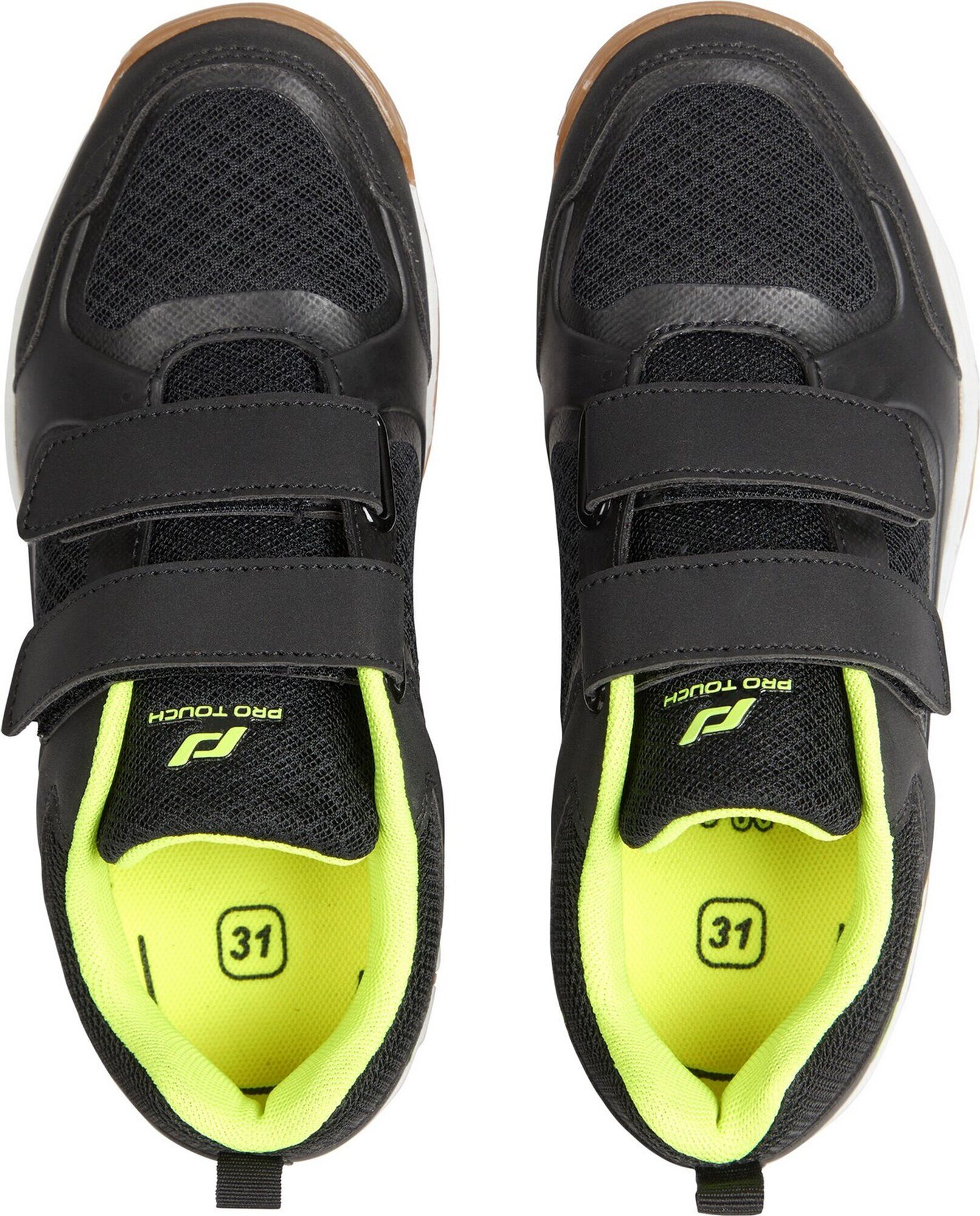 Indoorschuh PRO TOUCH "Rebel IV VLC J", Kinder, Gr. 28, schwarz, Synthetik, Schuhe Indoorschuh, Hallenschuhe, Sportschuhe, nicht abfärbende Sohle