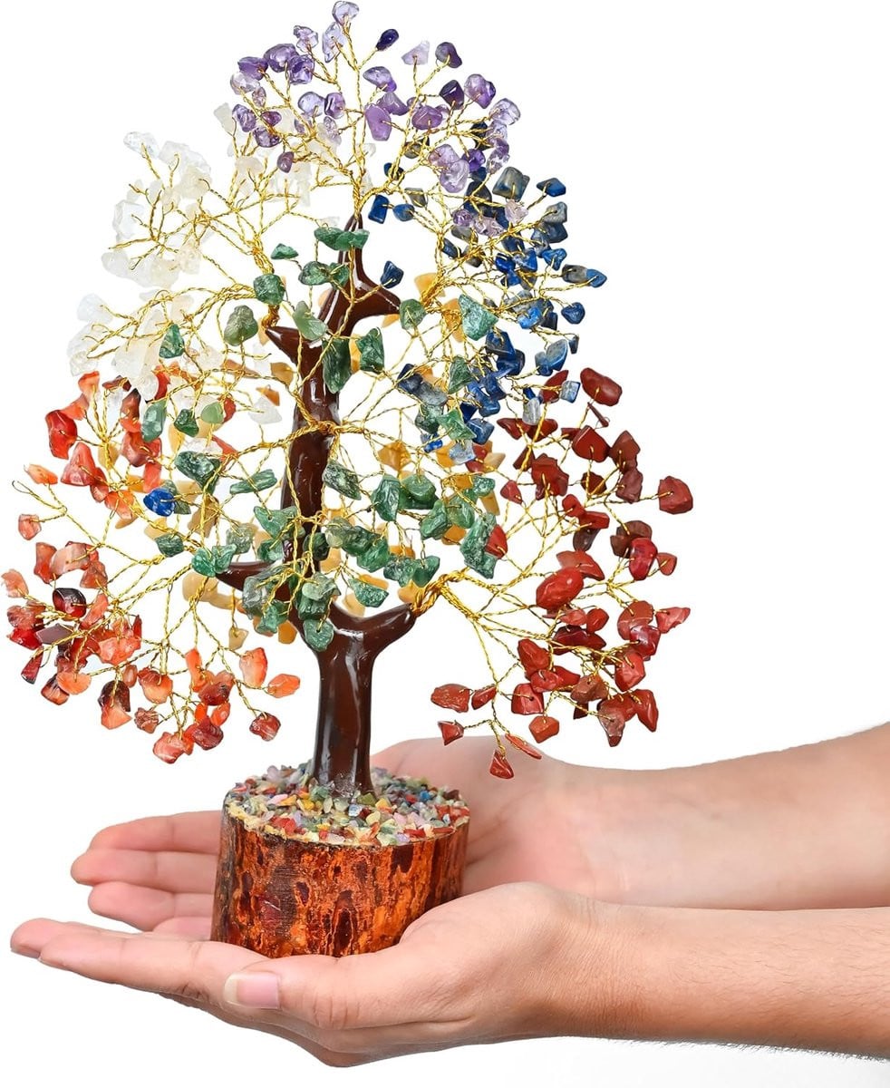 Edelsteen Levensboom Kristalboom voor Genezing en Feng Shui Decoratie