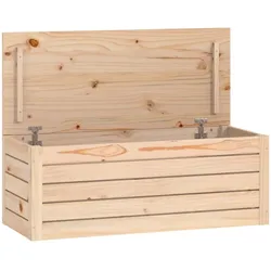 vidaXL Truhe 89x36,5x33 cm Massivholz Kiefer