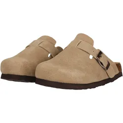 ZigZag Nali Leder Kork Clogs Kinder 3027 - timber wolf 30