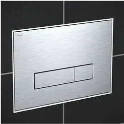 Mepa Orbit Betätigungsplatte 421828 Steel, 2-Mengenspülung