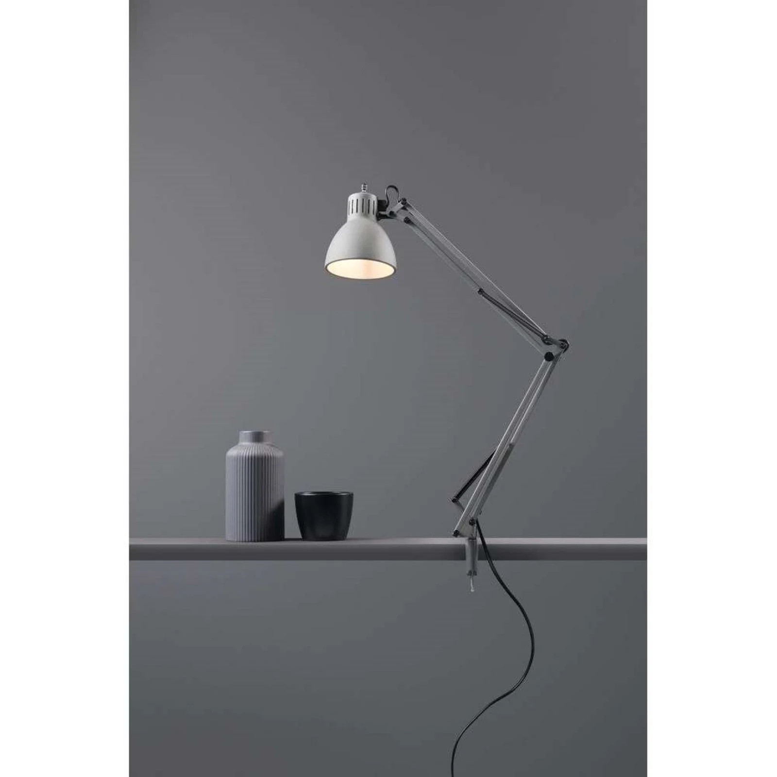 Nordic Living Archi T1 Junior tafellamp Silk Grey - Aluminium