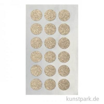 Sticker, Kreis Gold,