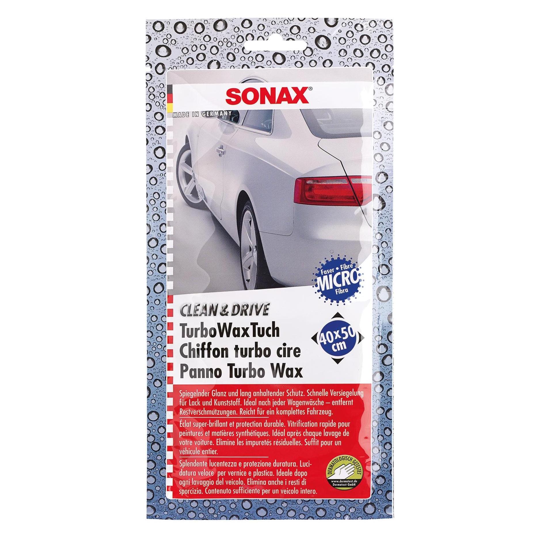 Sonax Clean+Drive TurboWaxTuch 44x45cm, 1 Tuch Neu 40x50 cm (04140000-280.01*)