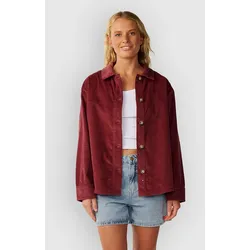 Rip Curl Keepsakes Washed Cord Hemd dark plum Gr. L