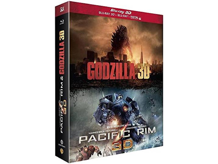 Godzilla 3d - pacific rim 3d - 2 blu-ray