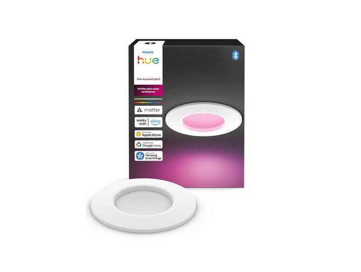 Philips Hue Slim recessed spotlight 90 mm White