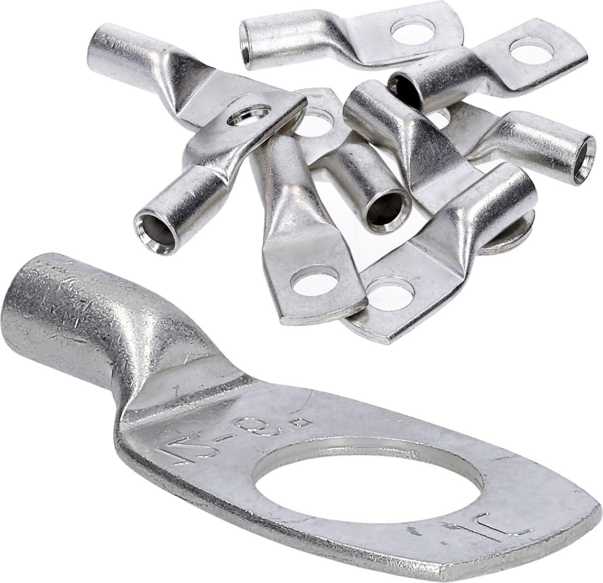 Kalitec 10 stuks buiskabelschoenen 6 mm² M12 vertind koper