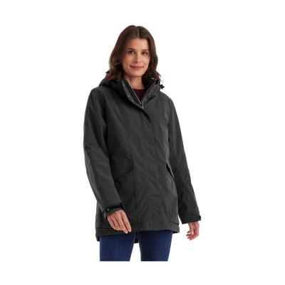 Funktionsjacke KILLTEC "Damen Jacke", Damen, Gr. 40, schwarz, Obermaterial: 100% Polyester;Futter: 100% Polyester;Futter 2:/ Futter 3:/ Futter 4:;Füllung: 100% Polyester, Jacken Funktionsjacke, Wasserdichte, atmungsaktive Damenjacke mit abnehmbarer...