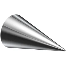 ENDSTÜCKE FÜR GARDINENSTANGEN 20 mm Ø, Savio Chrom, Packung 2 Stück