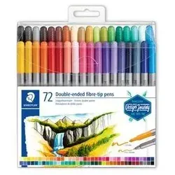 Staedtler Doppelfasermaler Design Journey 72er Etui