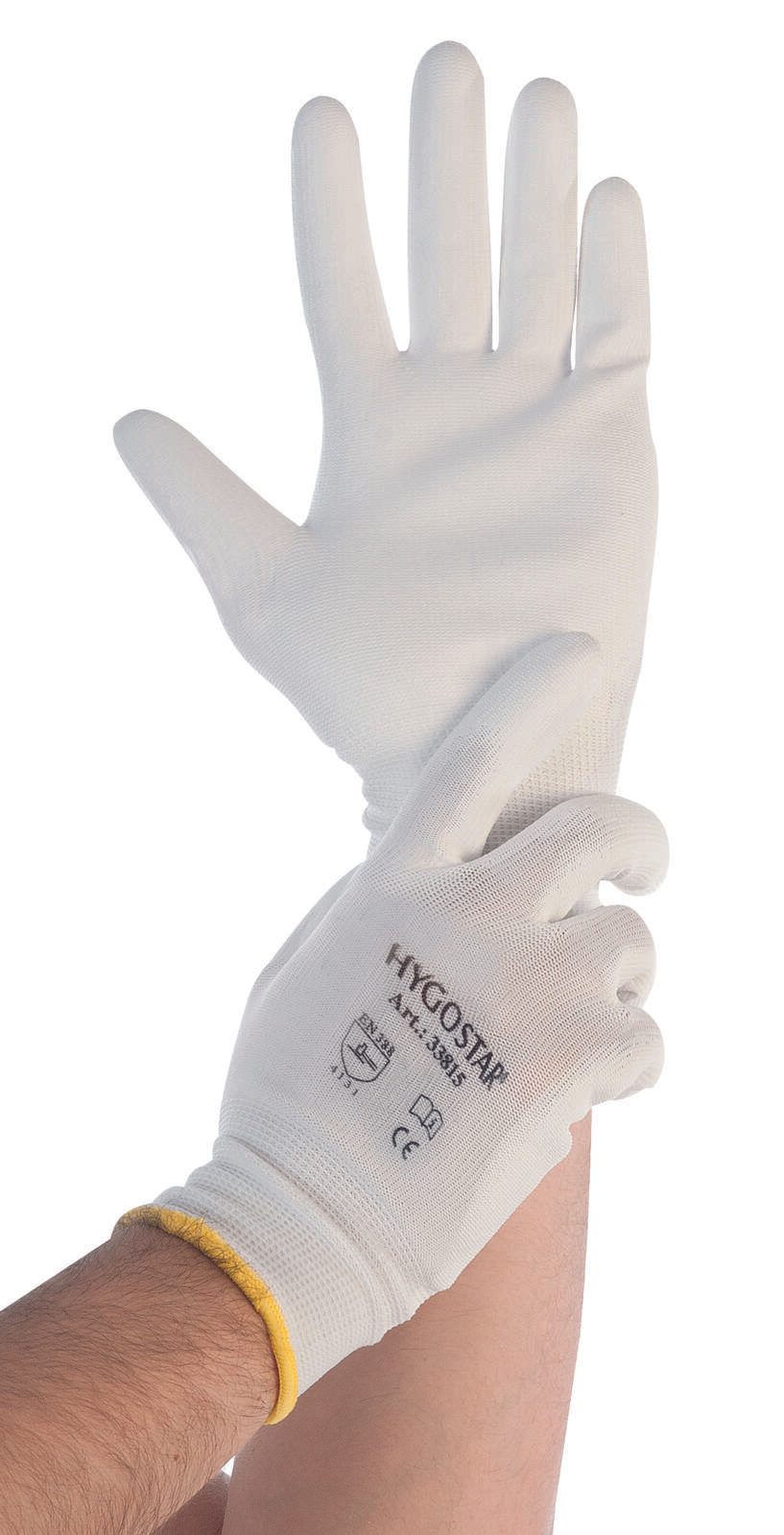 HYGOSTAR Arbeitshandschuhe Ultra Flex Hand 7 weiß 033816