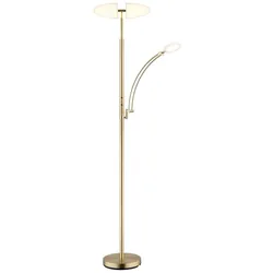 Globo LED-Stehlampe Tirana Alu, Eisen, Stahl & Metall Gold Messing