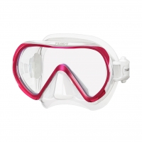 Tusa Tauchmaske INO - Transparent - Bougainville Pink