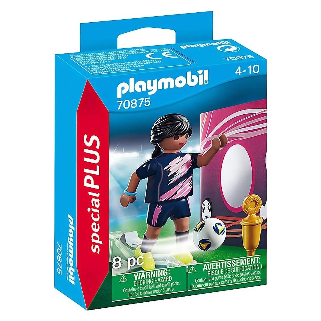 Playmobil Fussballerin mit Torwand (70875, Playmobil Special Plus) (70875)