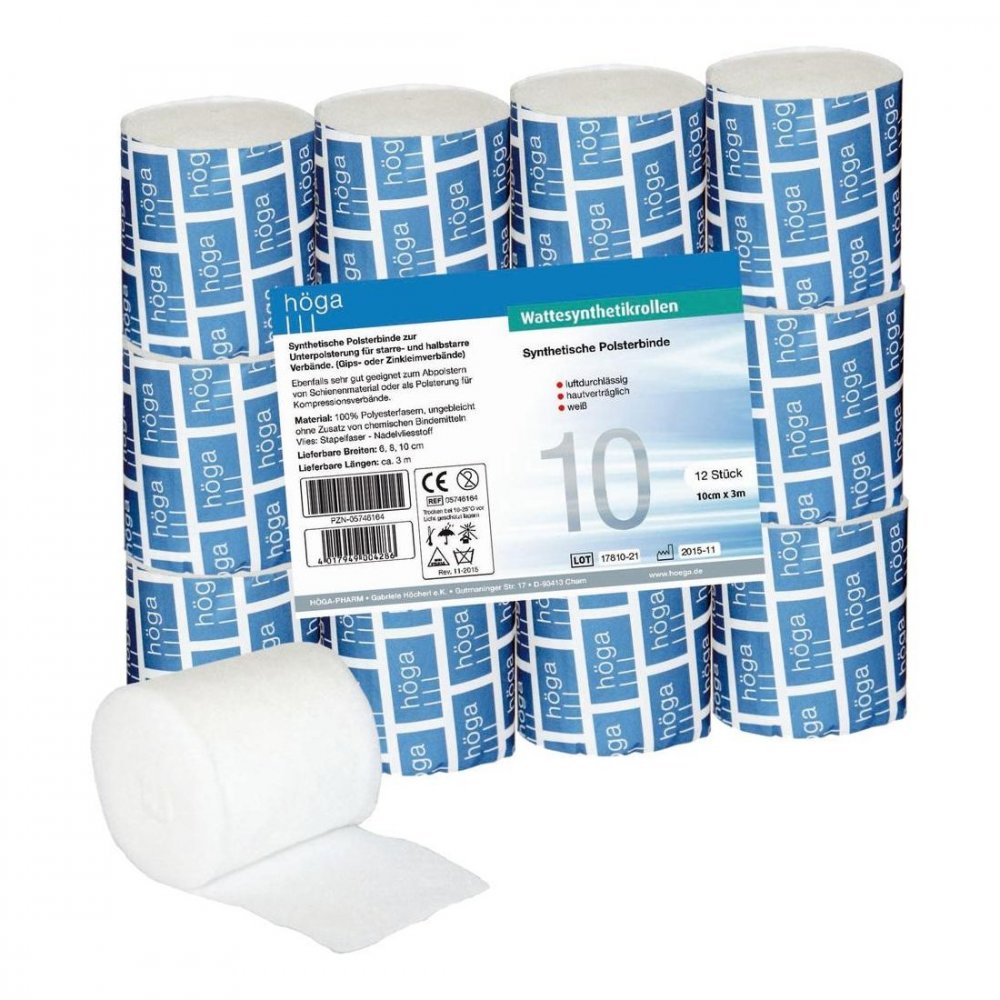 Höga-Pharm GmbH Wattesynthetikrollen 10 cmx3 m 05746164