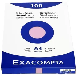 Exacompta, Karteikarten, Karteikarten (205 g/m2)