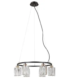 Italux PND-40814-6-BK-HBR Pendelleuchte Simona E14