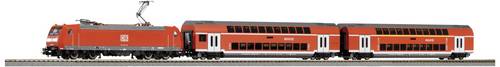 Piko H0 59102 H0 PSCwlan S-Set BR 146 mit 2 Dosto der DB AG