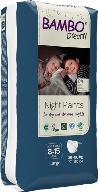 Bambo Nature Bambo Dreamy Fraldas Noturnas L 10 unidades