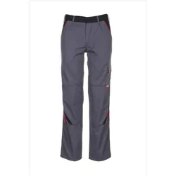 Planam, Arbeitshose, Bundhose schiefer/schwarz/rot 98 102 (102)