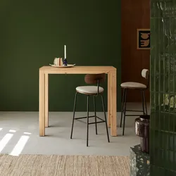 Bartisch Eden aus massivem Eichenholz 120x60