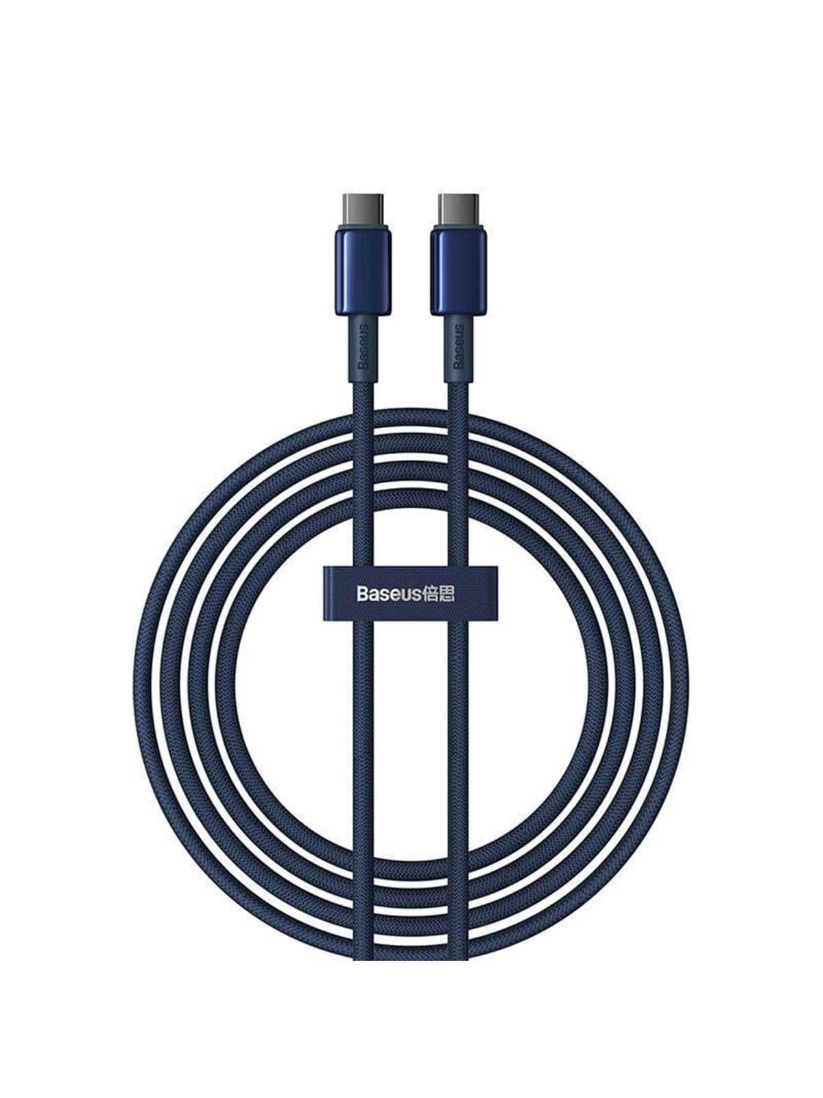Baseus Tungsten Gold USB-C to USB-C cable 100W 2m (blue)