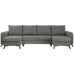Wohnlandschaft Grau   ¦ grau ¦ Maße (cm): B: 312 H: 90