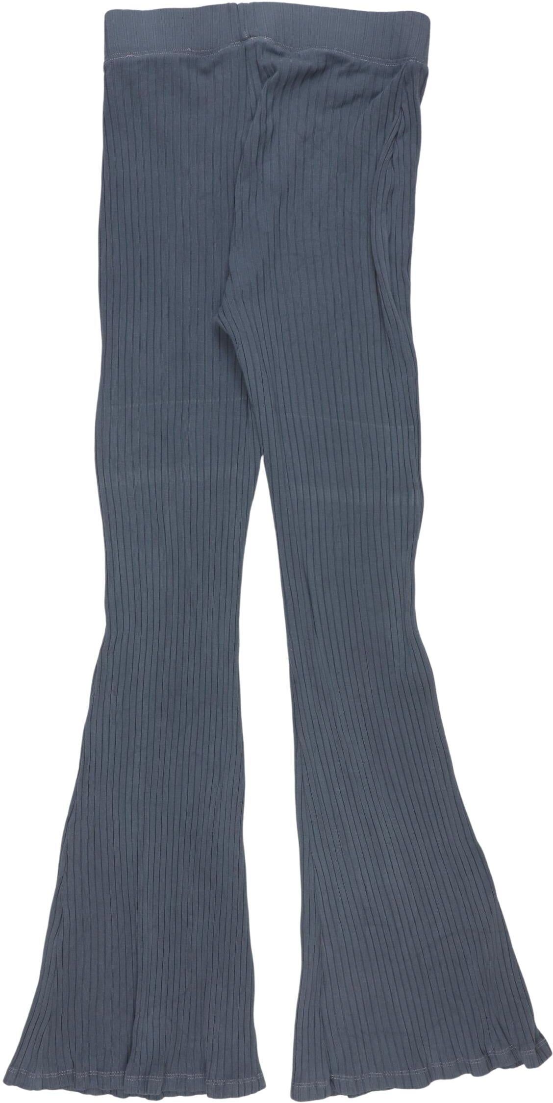 asos Damen Stoffhose, Blau, Gr. EU 34, Elasthan / Viskose - Second Hand
