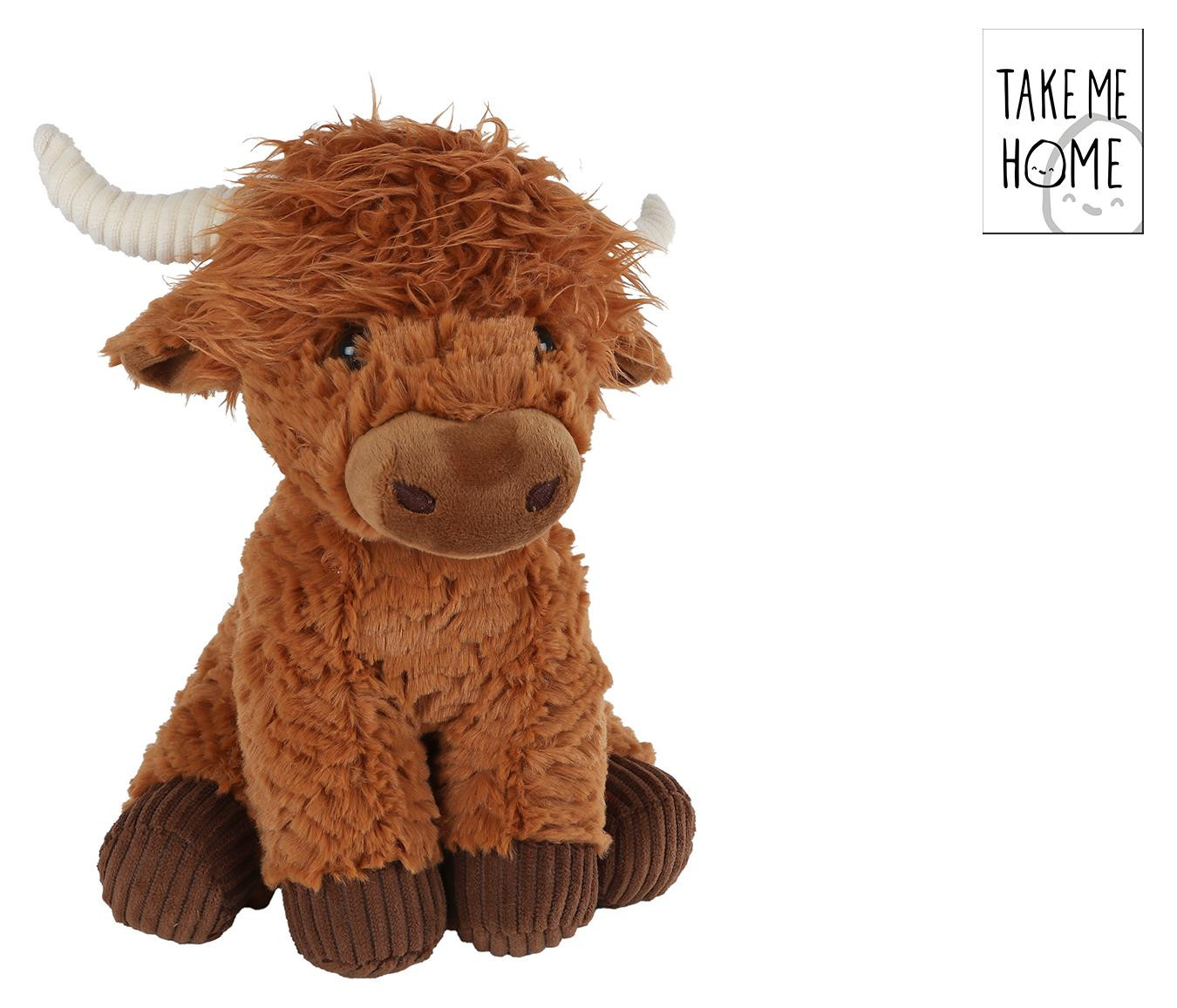 Van Manen Knuffel Yak Pluche Bisontenspeeltje - 28 cm