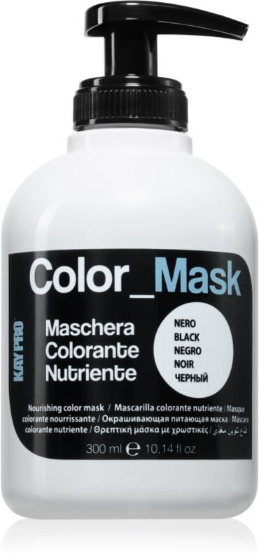 Kaypro Color Mask Nourishing Color Mask Bonding Color Mask pour cheveux teinte Black 300 ml