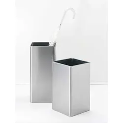 Zack Schirmständer Angolo Edelstahl matt silber, Designer Zack Design, 22x50x22 cm