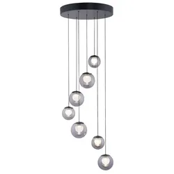 Neuhaus PURE LED-Pendelleuchte Popup Metall Grau Grey