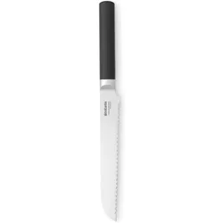 Brabantia Brotmesser New Profile Line Schwarz / Silber, Küchenmesser, Schwarz, Silber