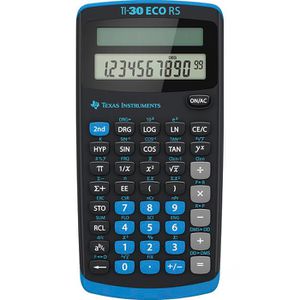 Texas-Instruments Schulrechner TI 30 ECO RS, nicht programmierbar, Solarbetrieb