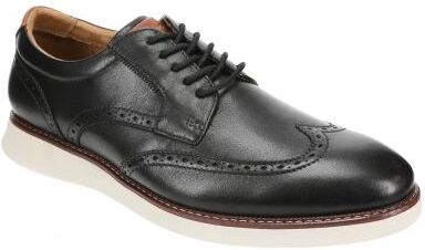 Florsheim Launch Wingtip Oxford Shoes - Mens 8.5 Black Oxford Medium