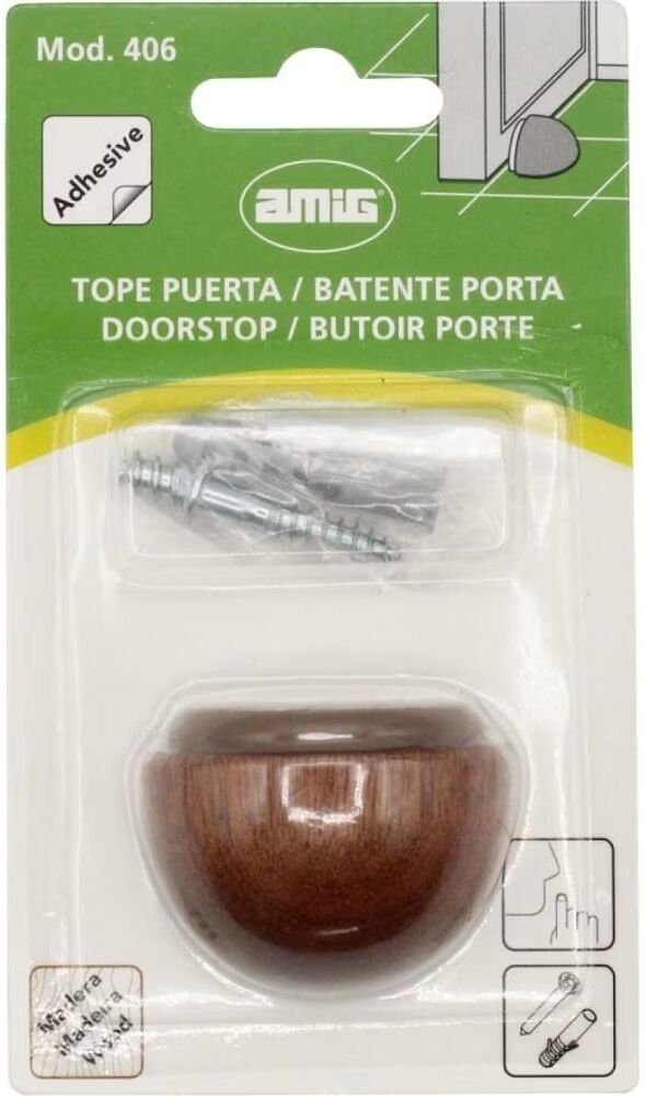 Amig Tope Puerta Mod 406 Madera Marrón Talla Única Unisex
