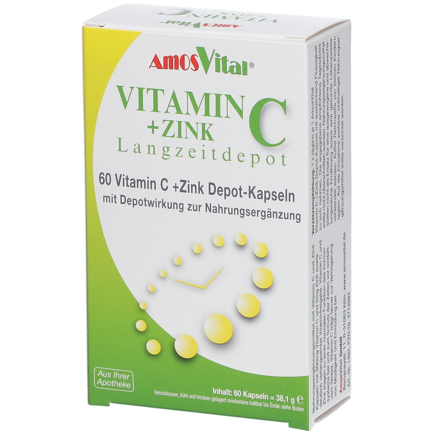 Vitamin C+Zink Depot Kapseln 60 St