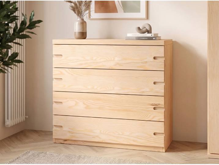 Kommode „Stefan“ Esche 100 cm Massivholz Esche