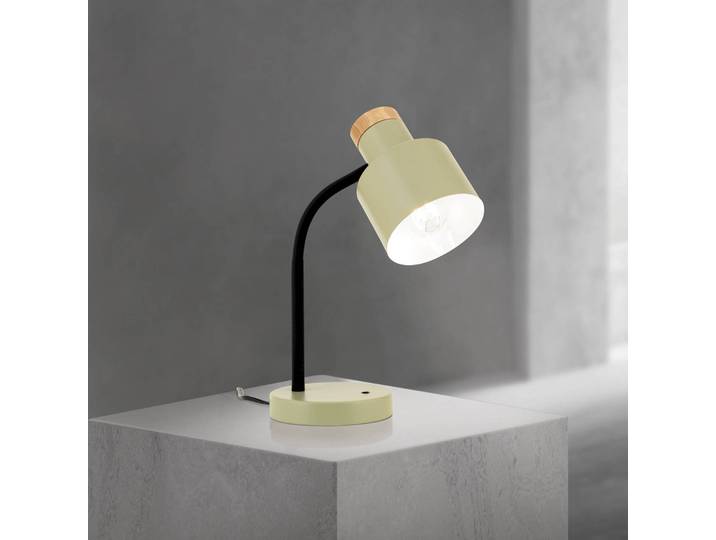 ORION Tischleuchtelampe Gili, grün, für Wohn- / Esszimmer, Metall, Modern
