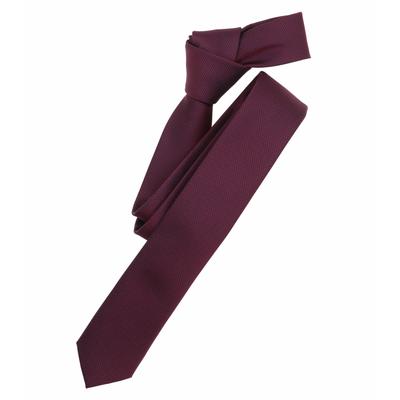 Krawatte VENTI "VENTI Krawatte gemustert", Herren, rot (dunkelrot), 70% Polyester, 30% Seide, Krawatten