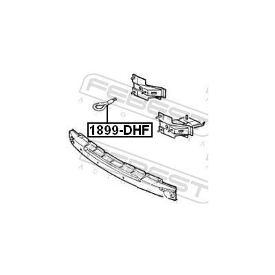 FEBEST Abschlepphaken 1899-DHF für Ford GM MAZDA Opel Suzuki