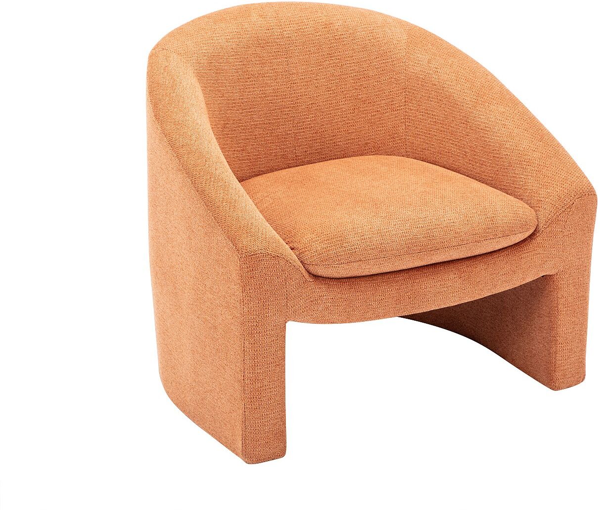 Vente-unique Sessel - Stoff - Terracotta - OSSANA
