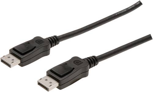 Digitus DisplayPort Anschlusskabel DisplayPort Stecker, DisplayPort Stecker 5.00 m Schwarz AK-340100-050-S DisplayPort-Kabel