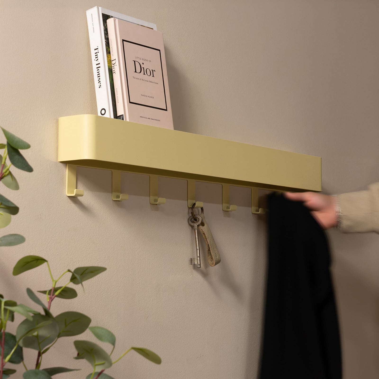 Spinder Design Wandkapstok Dax Play Geel